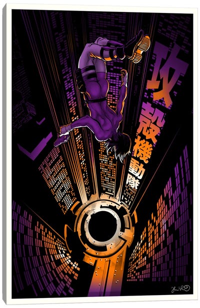 Ghost In The Shell Canvas Art Print - Crime & Gangster Movie Art