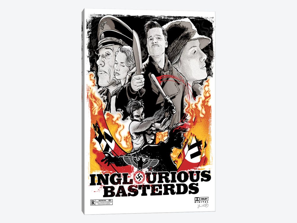 Inglourious Basterds by Joshua Budich 1-piece Canvas Artwork