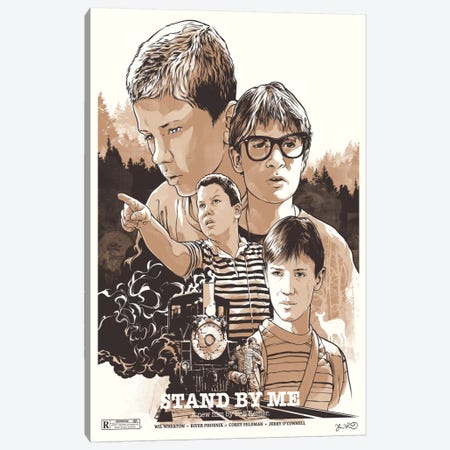 Stand By Me Canvas Print #JBD40} by Joshua Budich Canvas Print