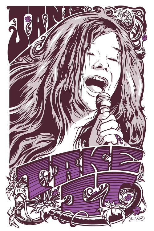 Take It (Janis Joplin) by Joshua Budich wall art