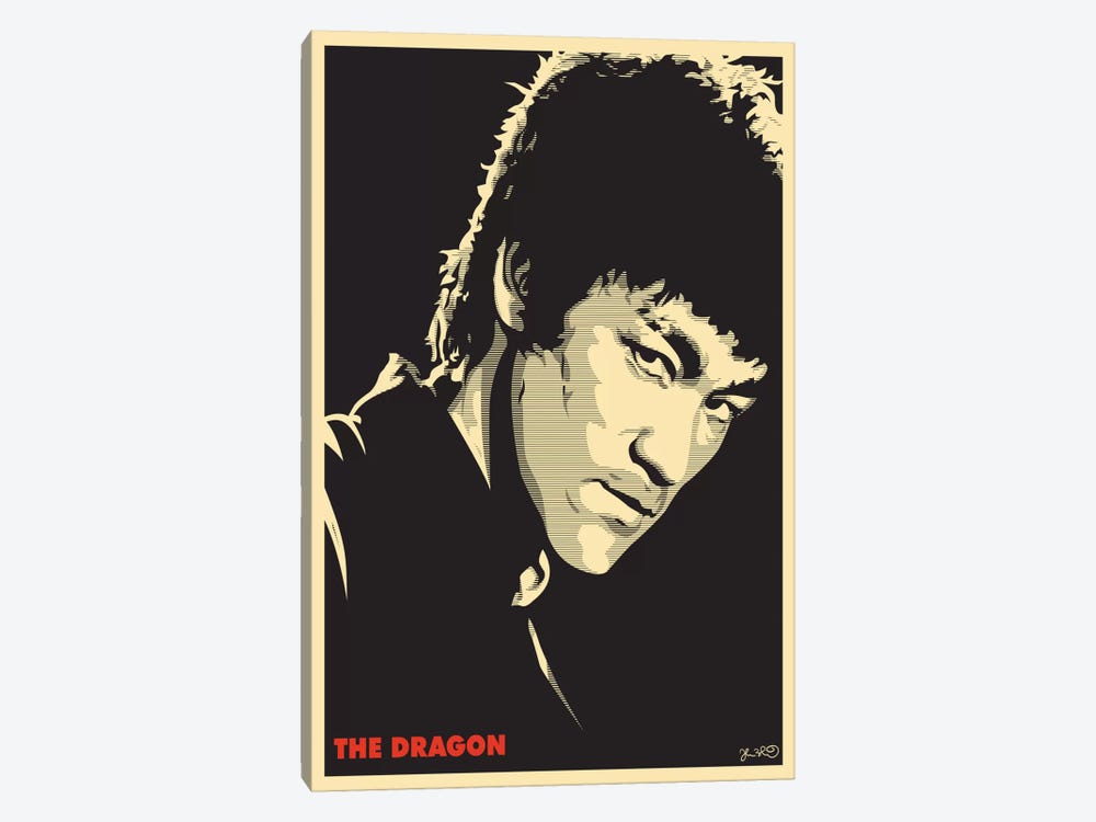 The Dragon: Bruce Lee by Joshua Budich 1-piece Canvas Print