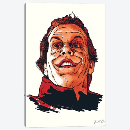 The Joker Canvas Print #JBD54} by Joshua Budich Canvas Print