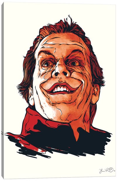 The Joker Canvas Art Print - Jack Nicholson