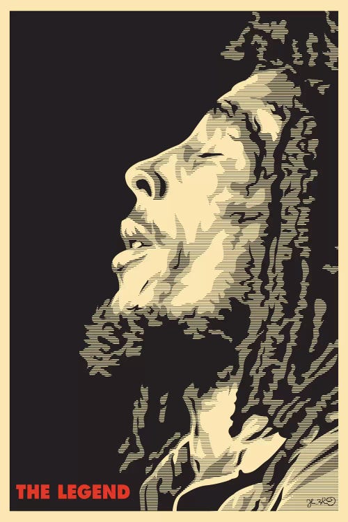The Legend: Bob Marley by Joshua Budich wall art