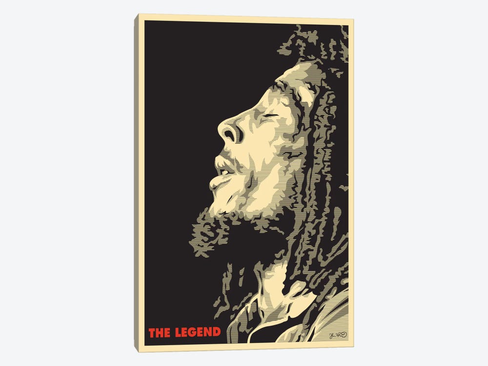 The Legend: Bob Marley by Joshua Budich 1-piece Canvas Artwork