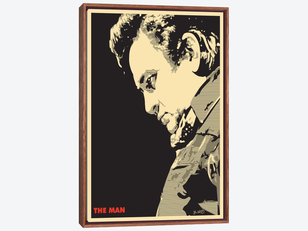 The Man: Johnny Cash ( People > celebrities > musicians > Johnny Cash art) - 40x26 in