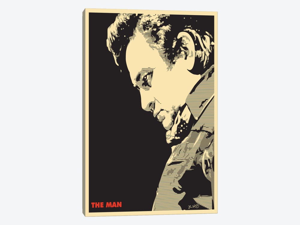 The Man: Johnny Cash by Joshua Budich 1-piece Canvas Art