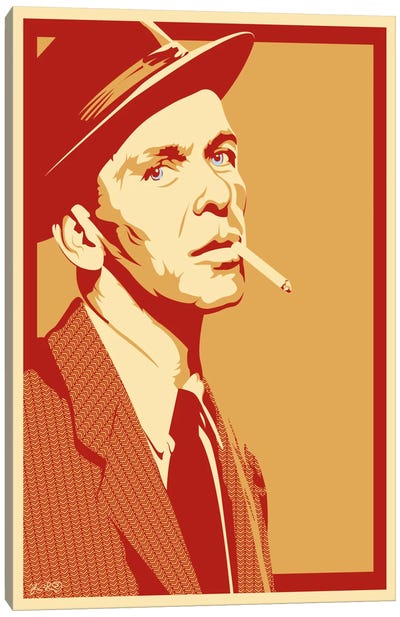 Frank Canvas Art Print - Frank Sinatra