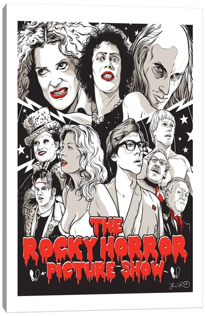 The Rocky Horror Picture Show Canvas Art Print - Comedy Movie Art