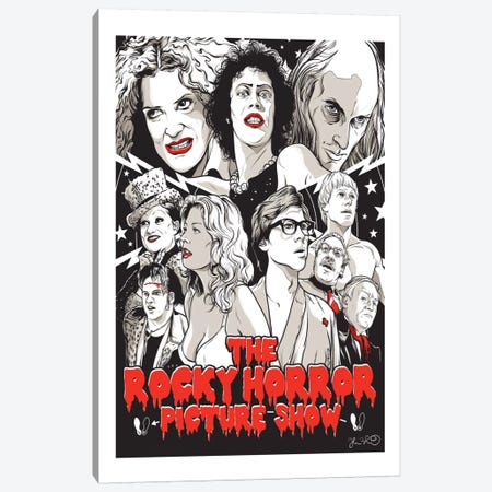 The Rocky Horror Picture Show Canvas Print #JBD66} by Joshua Budich Canvas Art