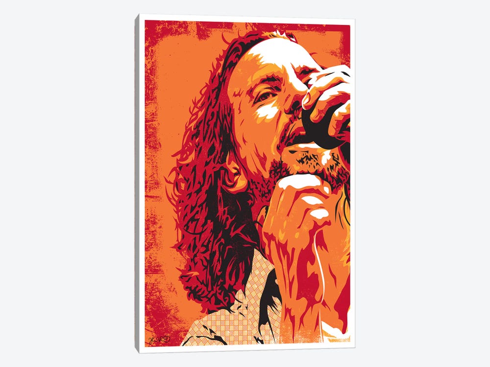 Eddie Vedder by Joshua Budich 1-piece Canvas Art Print