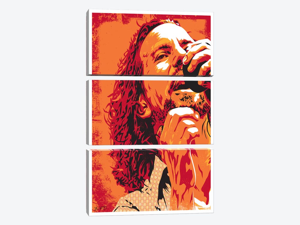 Eddie Vedder by Joshua Budich 3-piece Art Print