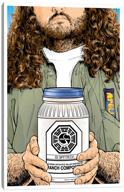 Lost: Hurley Canvas Art Print - Food & Drink Posters