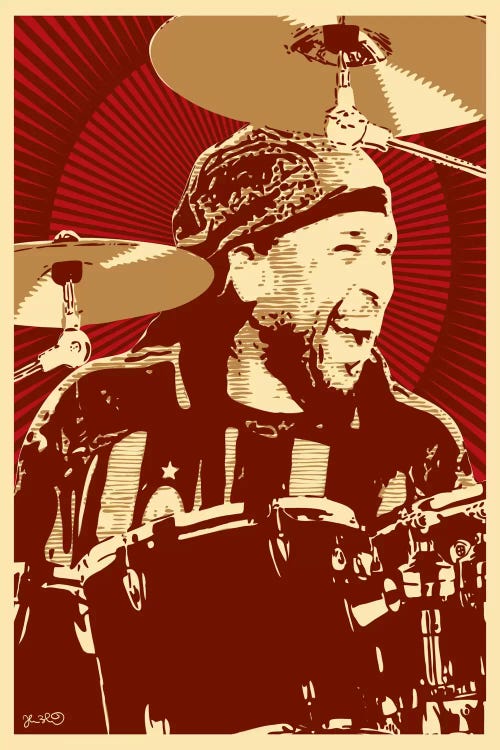 Carter Beauford by Joshua Budich wall art