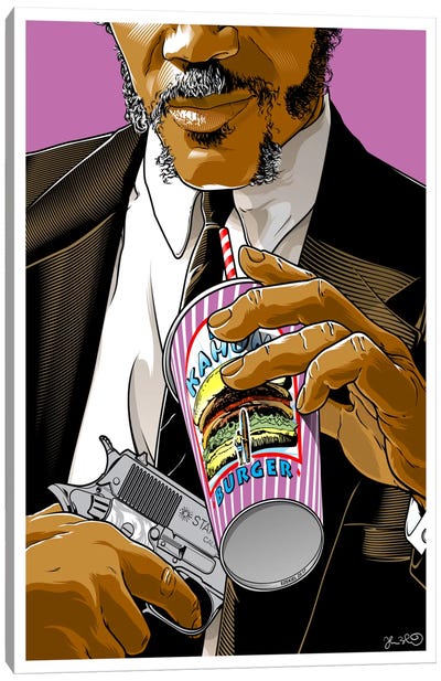 Pulp Fiction: Jules Canvas Art Print - Drink & Beverage Art