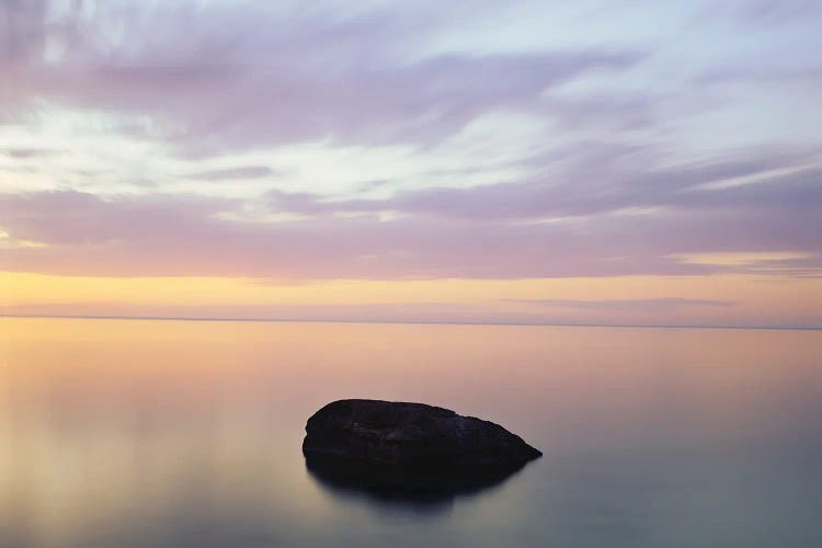 Rock At Sunset