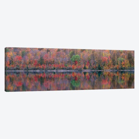 Upson Lake Reflection Canvas Print #JBE1} by Jim Becia Canvas Wall Art