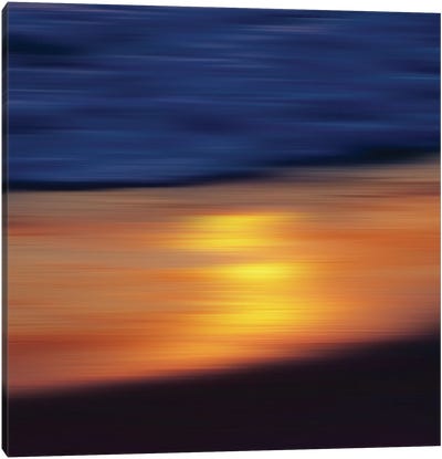 Colorful Sunset Canvas Art Print - Rothko Inspired Photography
