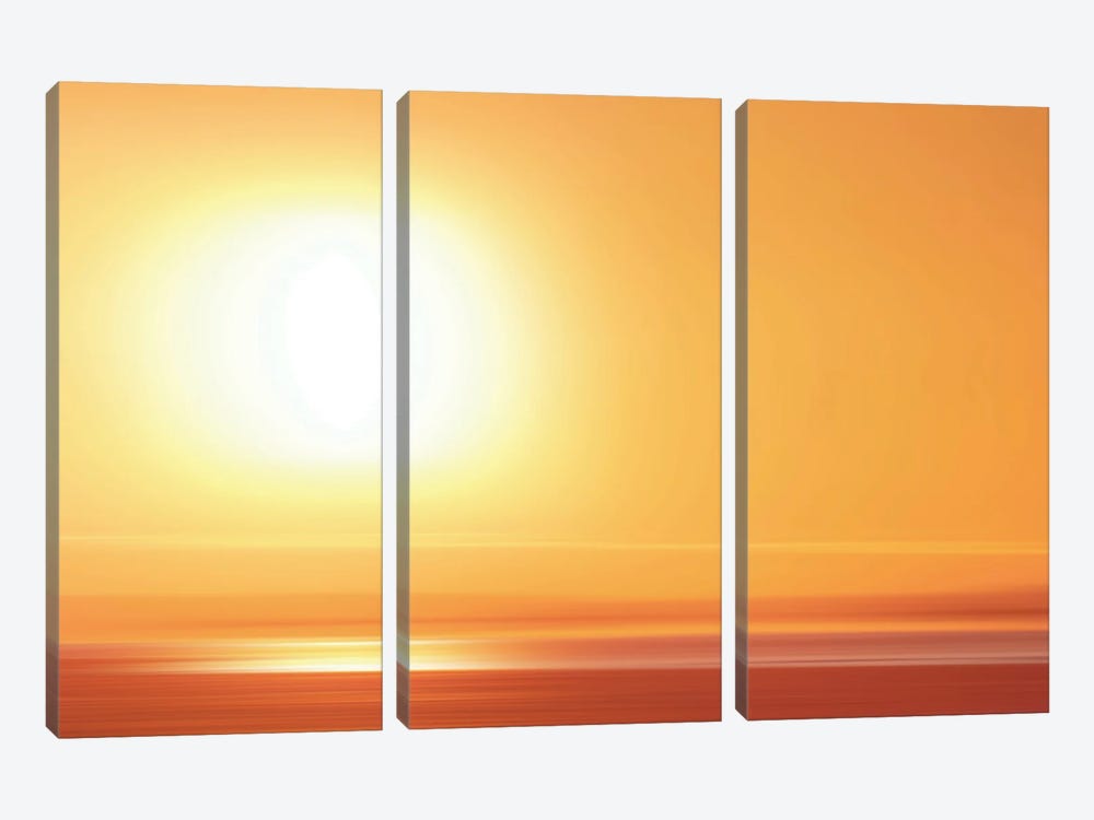 Nordic Sunset III by Jacob Berghoef 3-piece Canvas Art Print