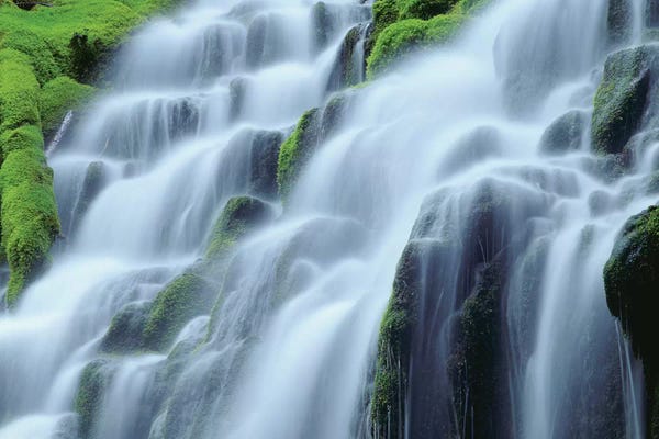 John Barger: Oregon. Willamette NF, Mount Washington rises beyond autumn-colored huckleberry and Big Lake. by John Barger