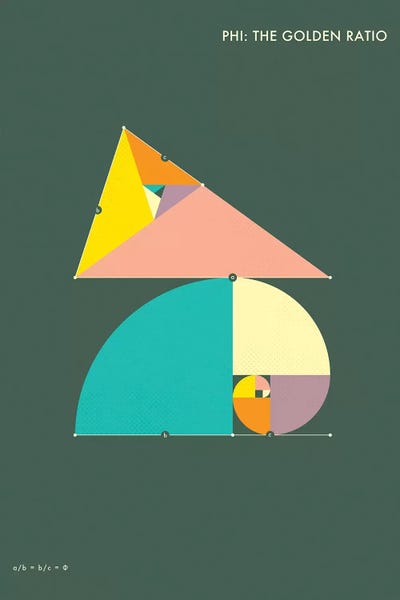 Mathematics: Phi: The Golden Ratio I by Jazzberry Blue