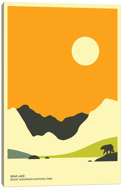 Bear Lake, Rocky Mountain National Park Canvas Art Print - National Park Art