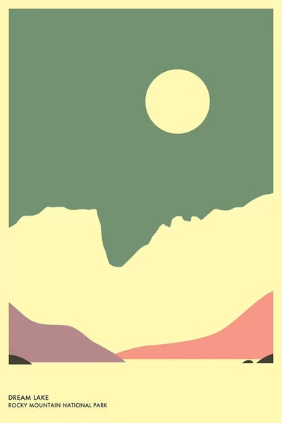 Rocky Mountain National Park: Dream Lake, Rocky Mountain National Park by Jazzberry Blue