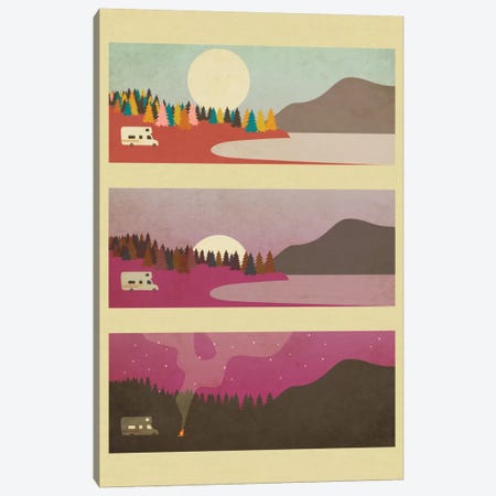 Campfire I Canvas Print #JBL17} by Jazzberry Blue Canvas Print