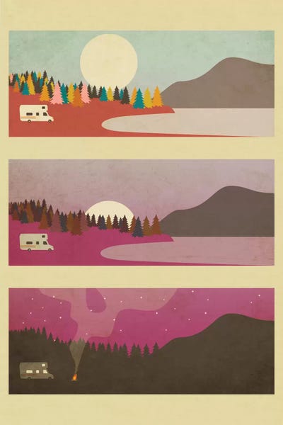 Camping: Campfire I by Jazzberry Blue