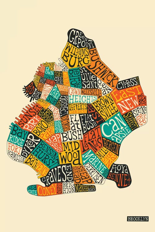 Brooklyn by Jazzberry Blue wall art