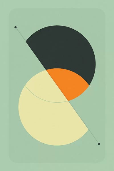 Circular Abstract: Tick Tock XXI by Jazzberry Blue