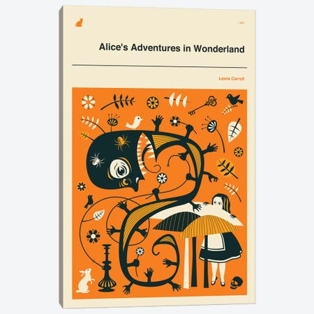 Alice's Adventures In Wonderland II Canvas Print #JBL238} by Jazzberry Blue Canvas Art