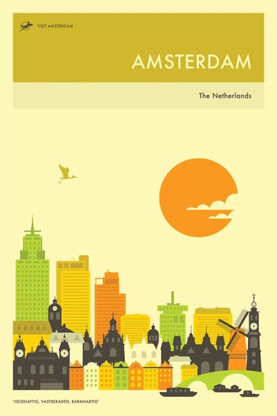 Jazzberry Blue: Amsterdam Skyline by Jazzberry Blue