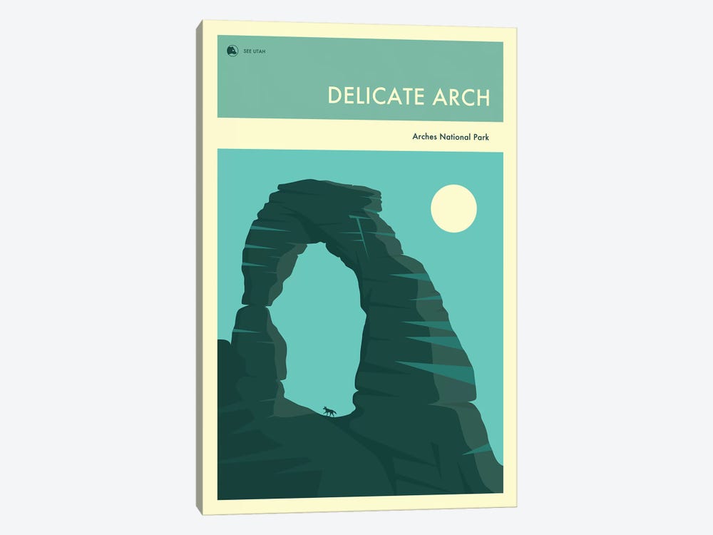 Delicate Arch by Jazzberry Blue 1-piece Canvas Wall Art