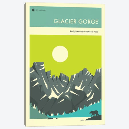 Glacier Gorge I Canvas Print #JBL256} by Jazzberry Blue Canvas Print