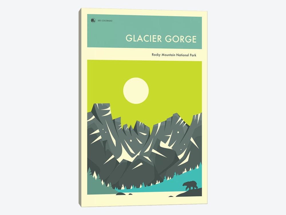 Glacier Gorge I by Jazzberry Blue 1-piece Art Print