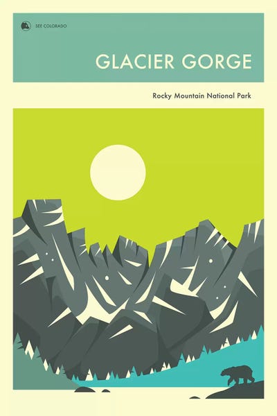 Jazzberry Blue: Glacier Gorge I by Jazzberry Blue
