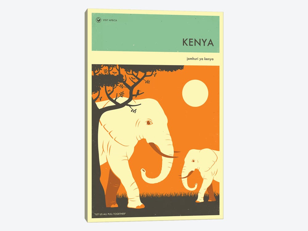 Kenya II by Jazzberry Blue 1-piece Canvas Art