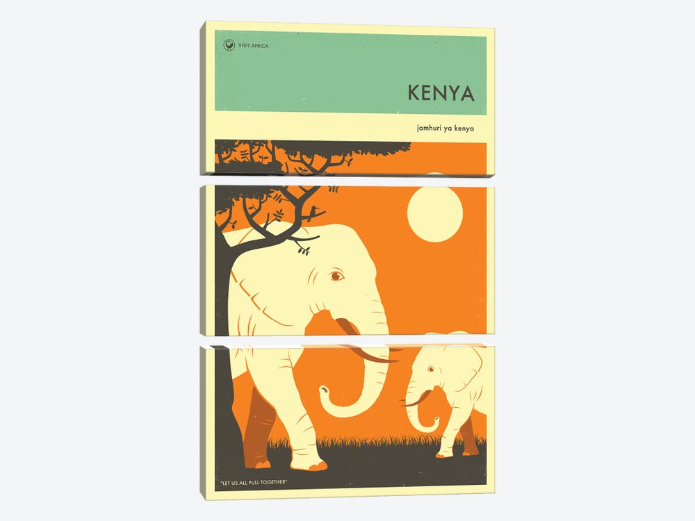 Kenya II by Jazzberry Blue 3-piece Canvas Art