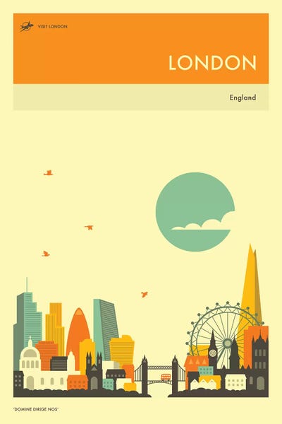 Jazzberry Blue: London Skyline II by Jazzberry Blue