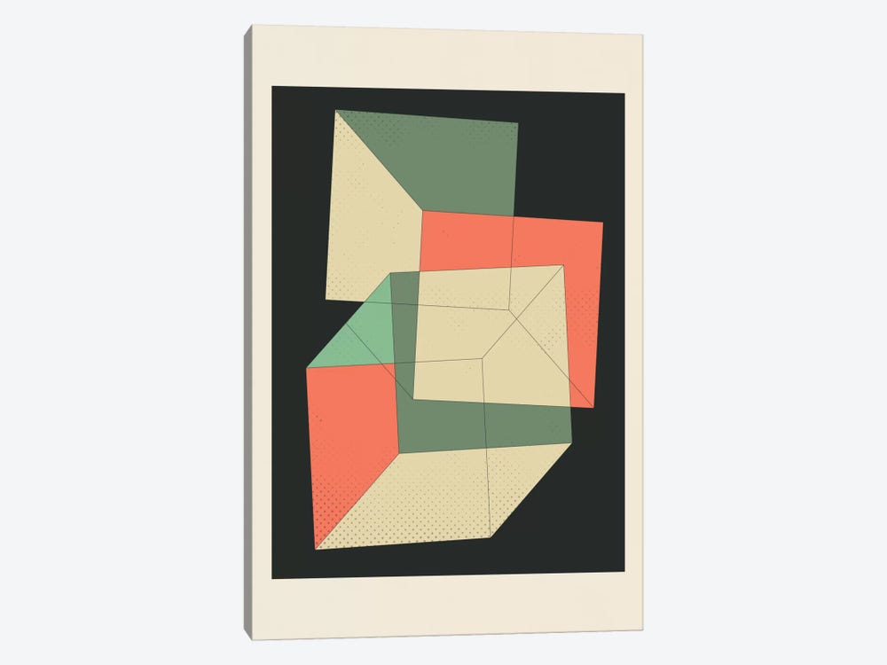 Cubes IV by Jazzberry Blue 1-piece Art Print