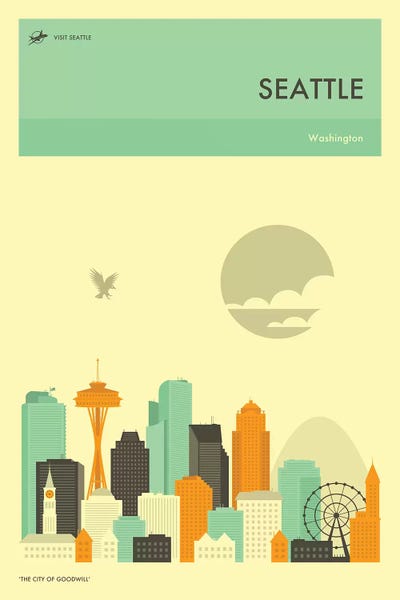 Jazzberry Blue: Seattle Skyline by Jazzberry Blue