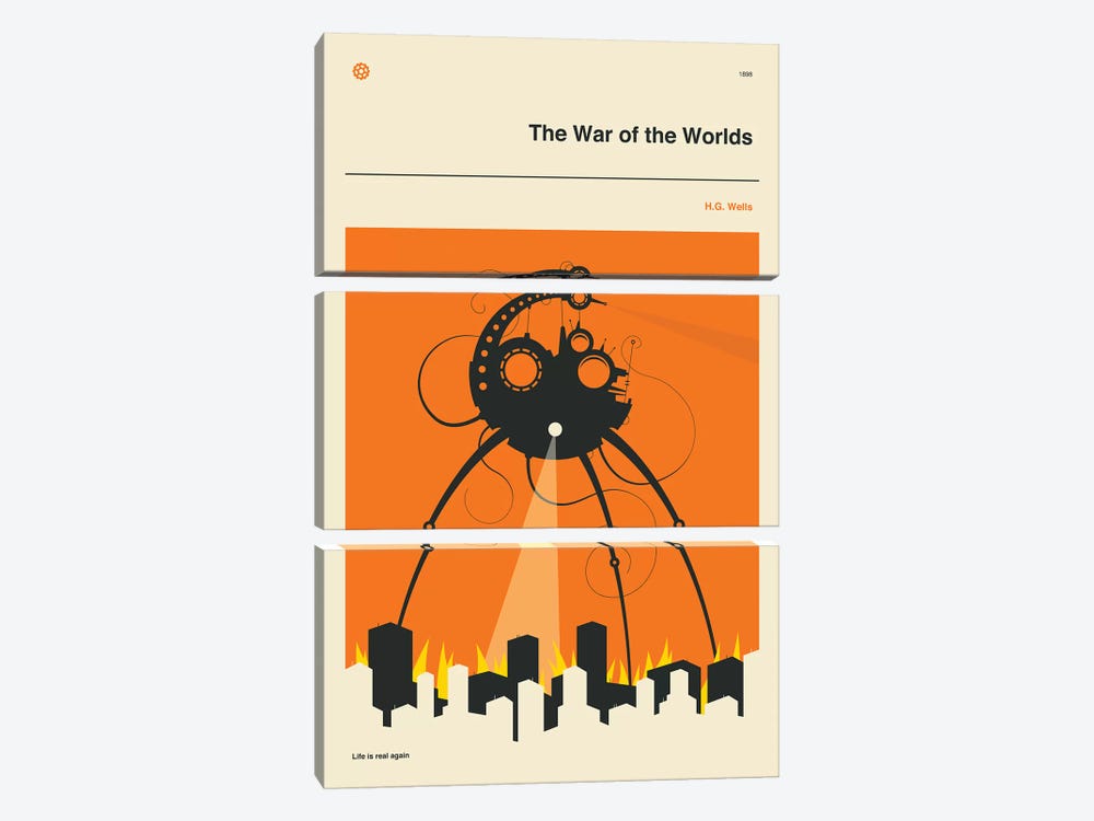 The War Of The Worlds by Jazzberry Blue 3-piece Canvas Wall Art