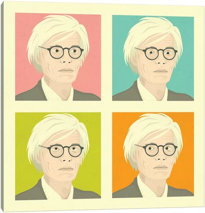 Warhol Canvas Art Print - Retro Room
