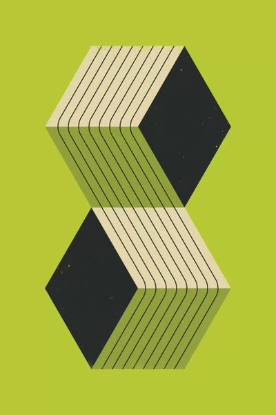 Mathematics: Cubes VIII by Jazzberry Blue