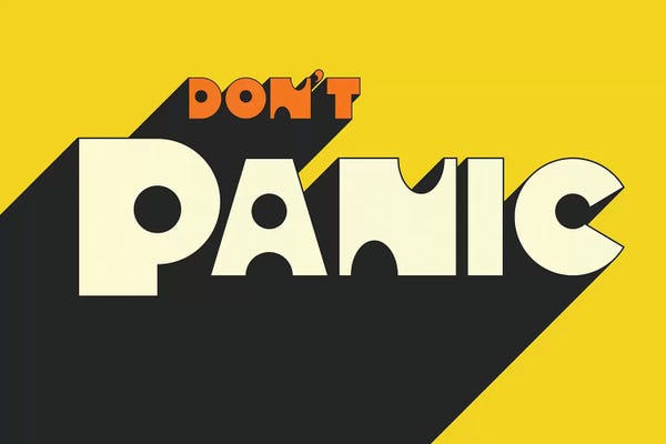 Calm: Don't Panic by Jazzberry Blue