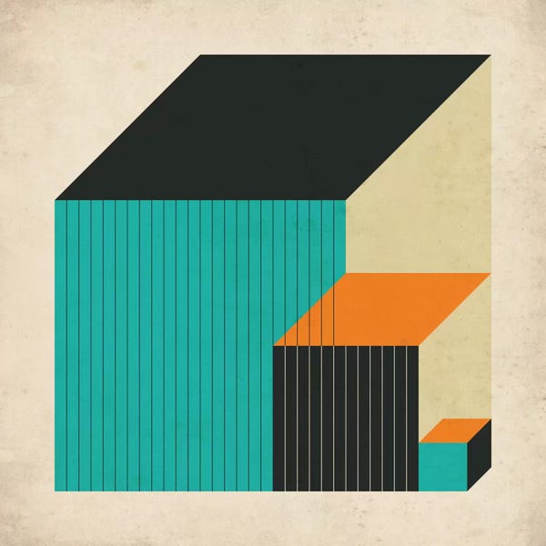 Mathematics: Cubes XI by Jazzberry Blue