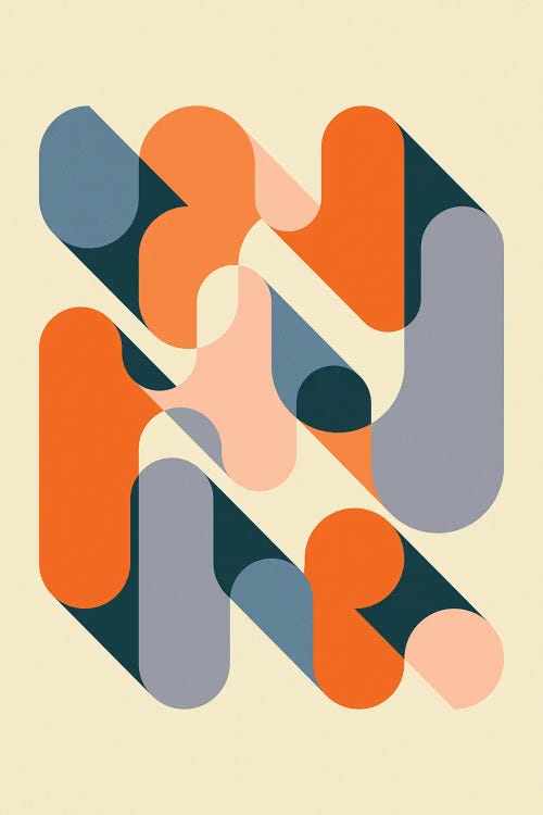 Geometrics II by Jazzberry Blue wall art
