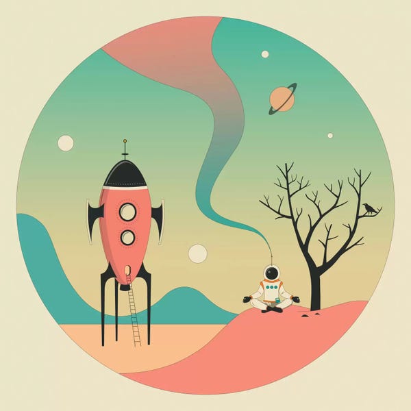 Kids Astronomy & Space Art: Explore II by Jazzberry Blue