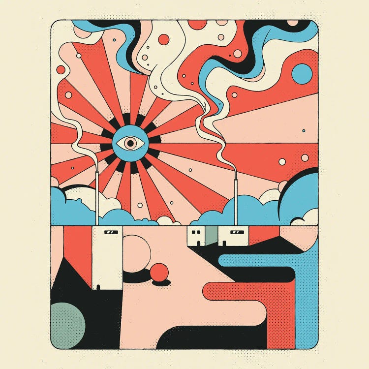 Sunrise by Jazzberry Blue wall art